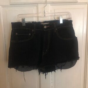 Levi’s 569 Shorts Loose Straight Dark Blue Denim Jean